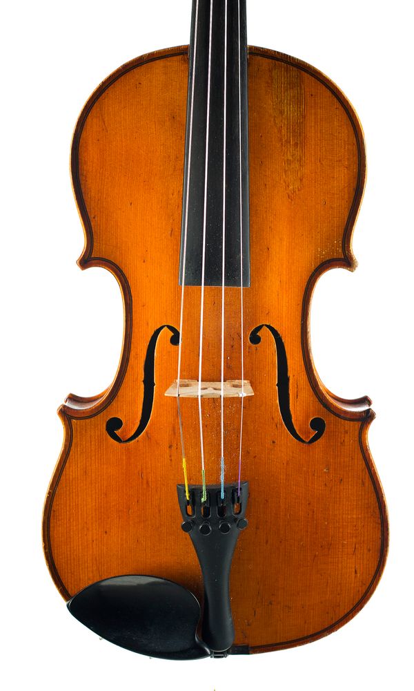 A 7/8 violin by Riviere & Hawkes, France, 1885