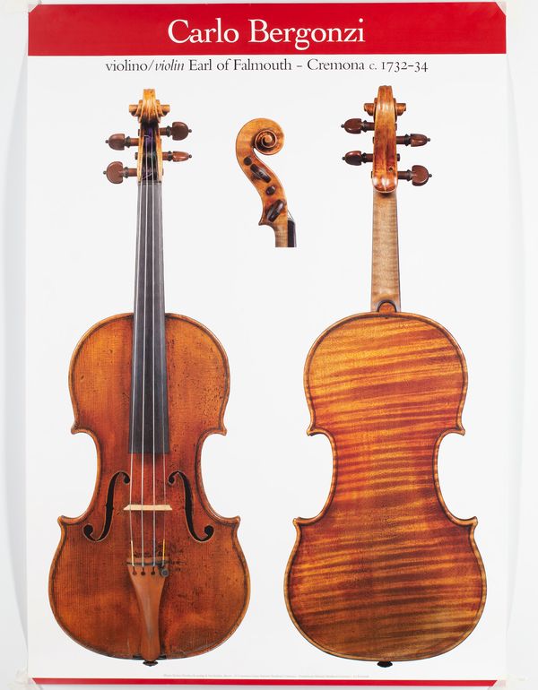 Two posters of The Earl of Falmouth violin