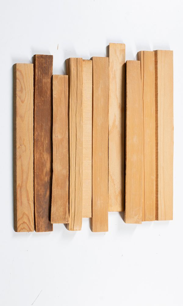 Ten bass bar blanks, spruce