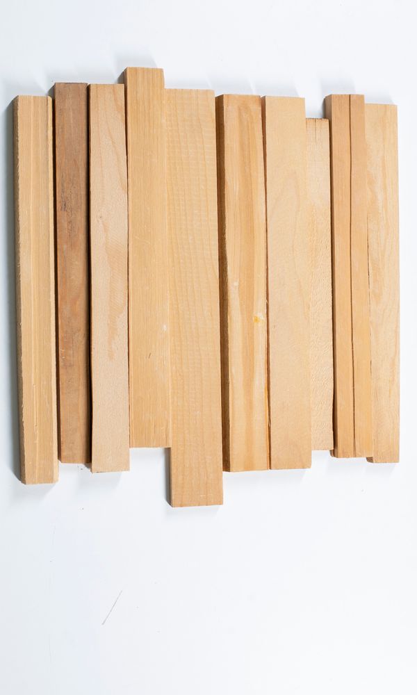 Ten bass bar blanks, spruce