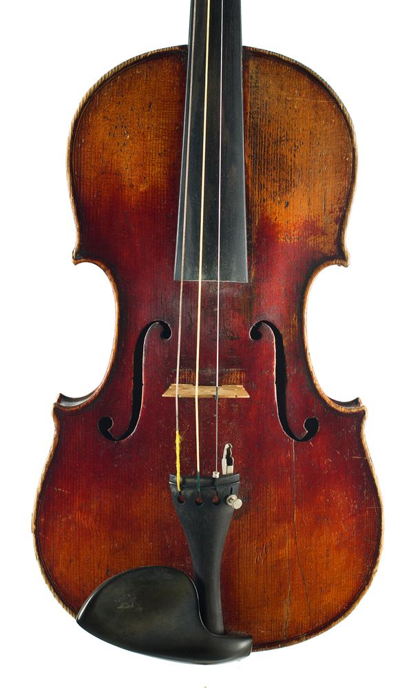 A violin, labelled Mark Dearlove, Leeds, 1813
