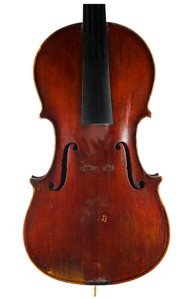 A violin labelled Jacques Boquet