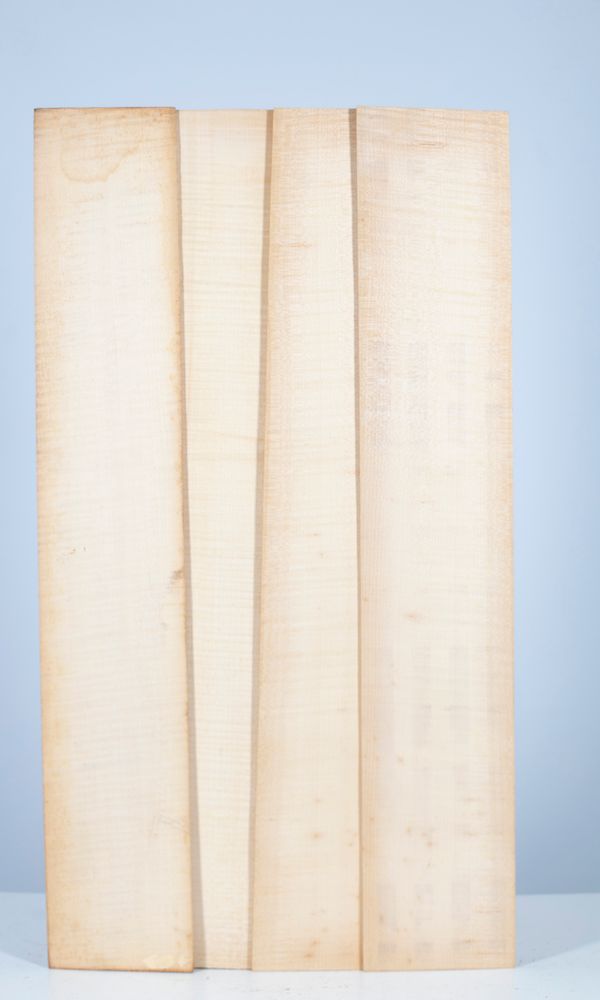 Eight cello ribs, maple