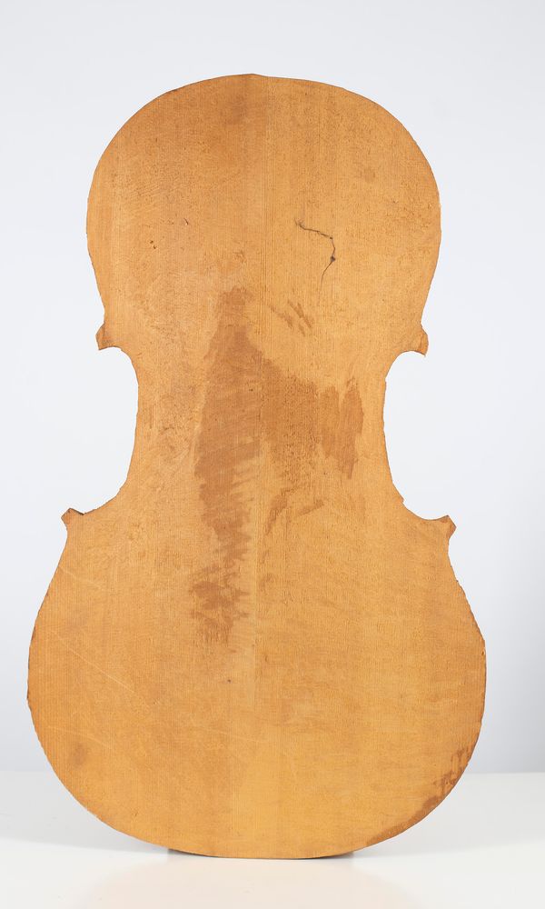 Two cello fronts, spruce