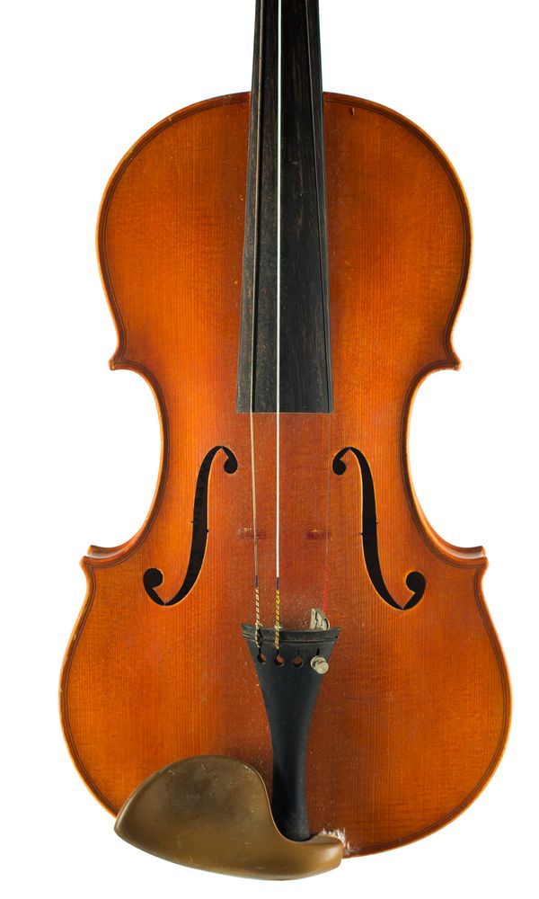 A violin labelled Michael Weller