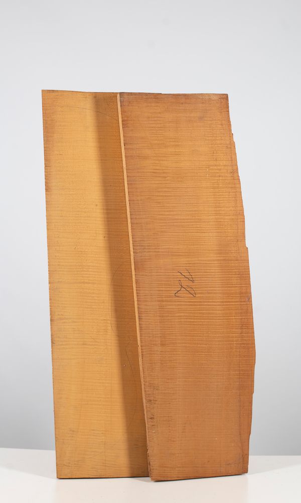 A cello back, maple