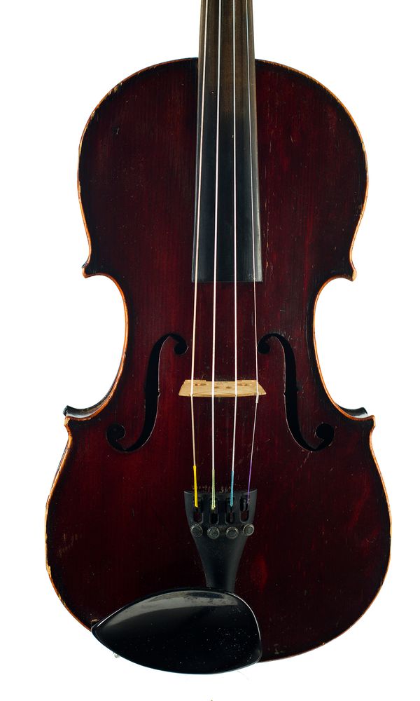 A violin labelled Medio-Fino