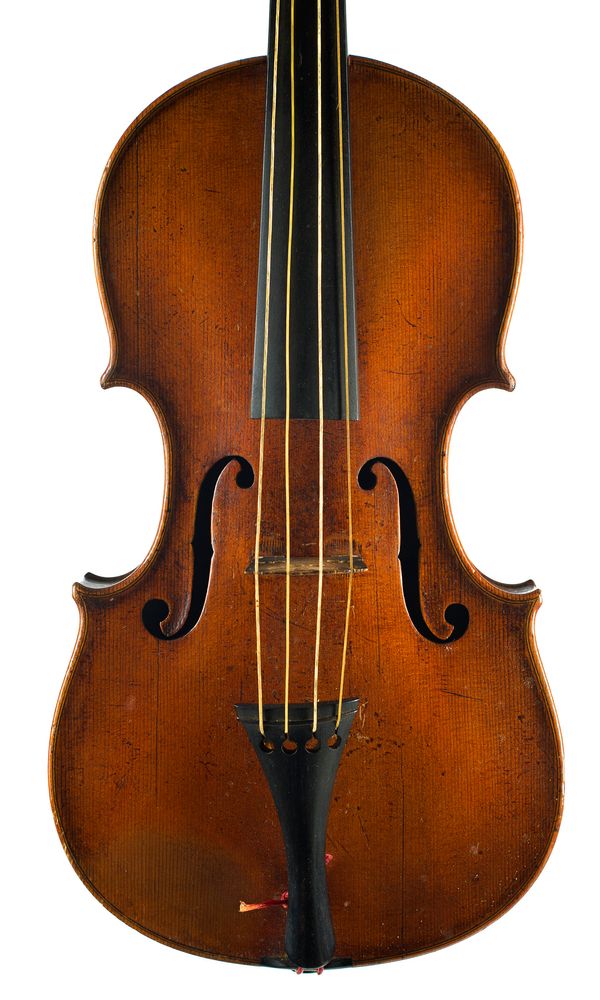 A violin, labelled Antonius et Hieronymus Fr Amati