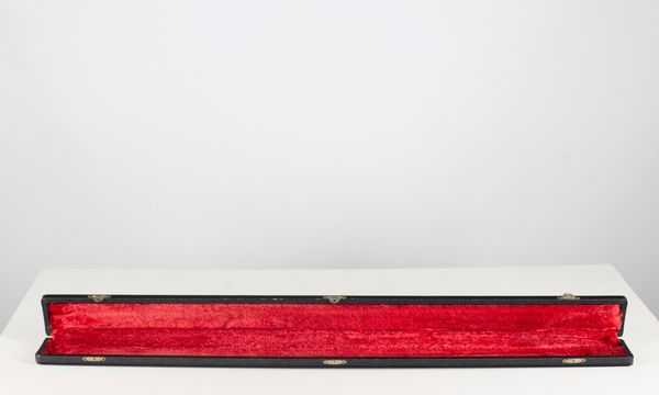 A bow case for a single violin bow