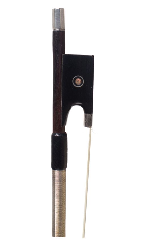 A silver-mounted violin bow by Eugene Sartory, Paris, circa 1910