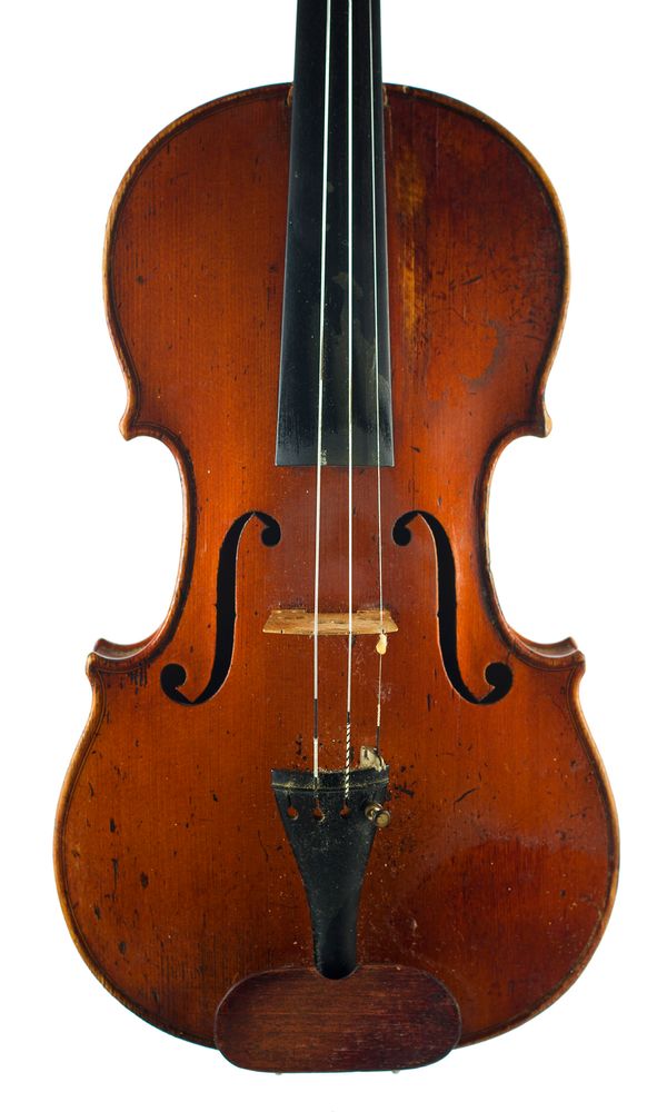A violin, probably Mirecourt, 19th Century