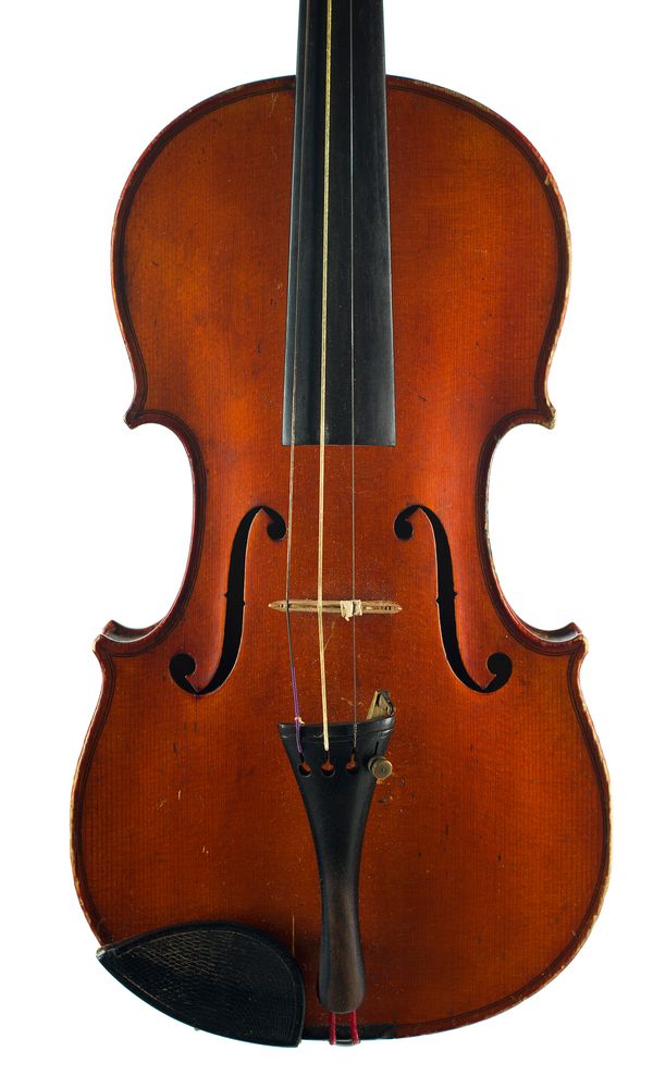 A violin, Workshop of Francois Barzoni for Beare and Son, Mirecourt, 1890 over 100 years old