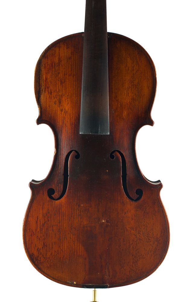 A violin, labelled Antonius Stradivarius 1721