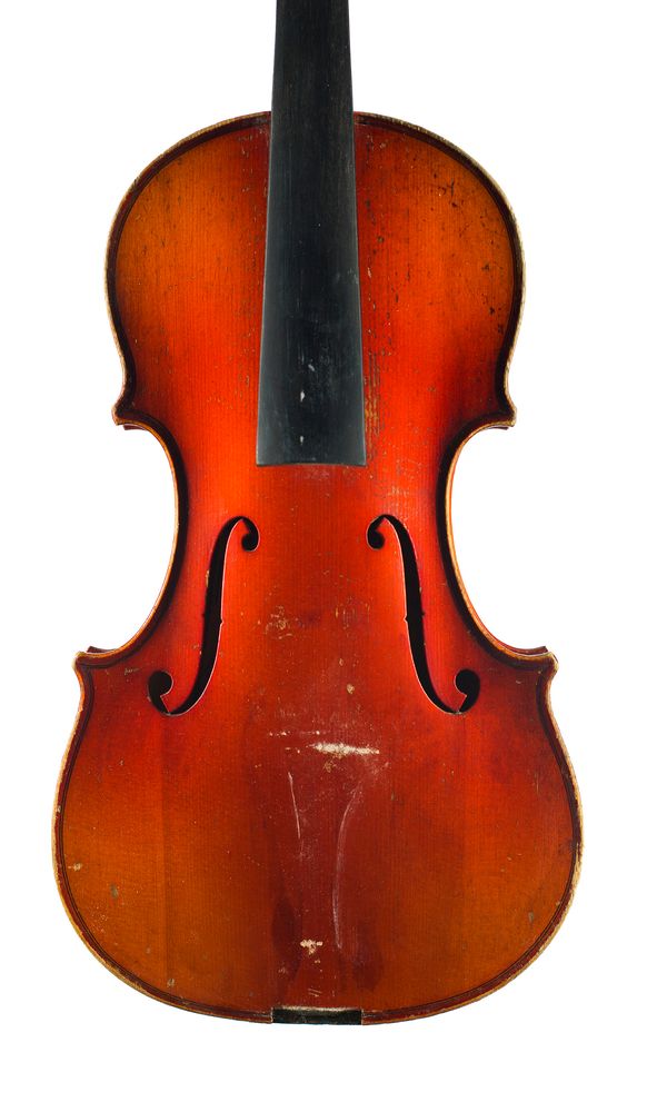 A violin, labelled Flam-onde