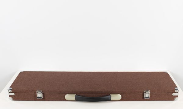 A bow case with space for twelve violin bows