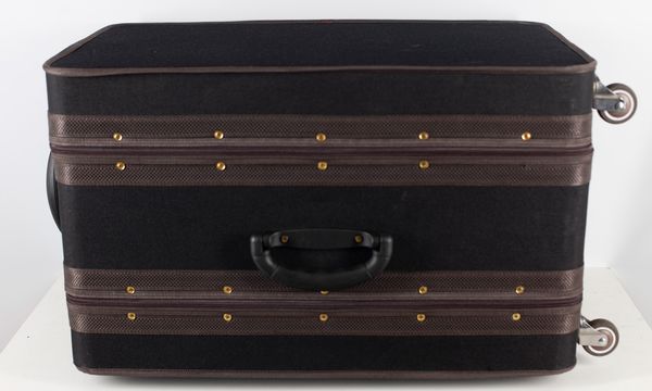 A violin case with space for eight violins
