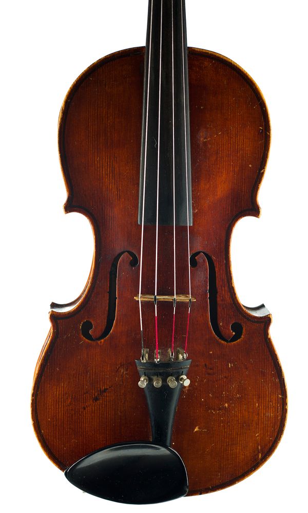 A violin labelled Mar Schmelz