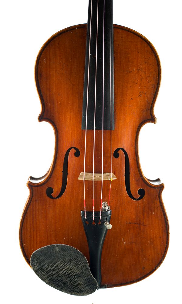 A violin labelled Georges Cunault