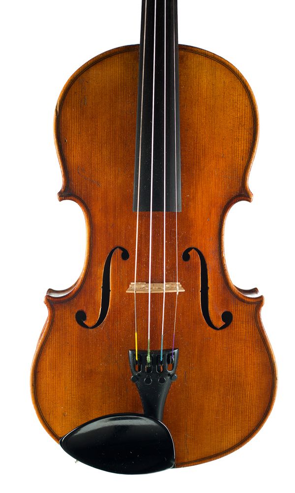 A violin labelled Otto Mockel