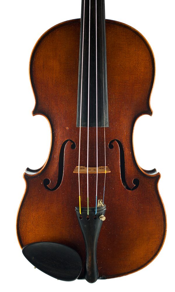 A violin labelled Ettore Soffritti