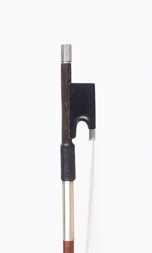 A silver-mounted violin bow by E. F. Ouchard, Père