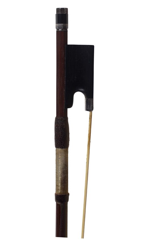 A silver-mounted violin bow