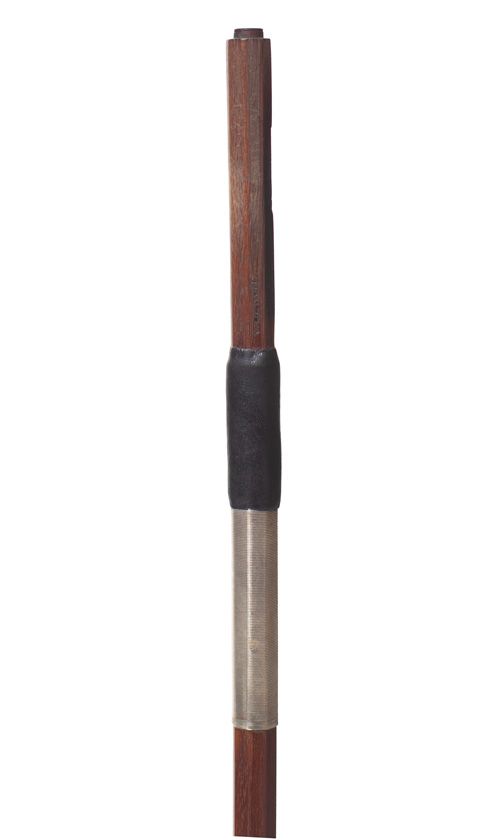 An unmounted violin bow, branded V. Benoit