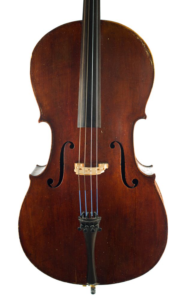 A cello, probably Workshop of Neuner and Hornsteiner, Germany, circa 1900