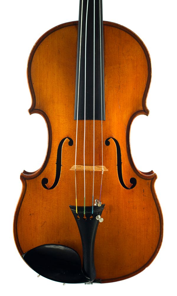 A violin, made for Hawkes and Son, France, 1893