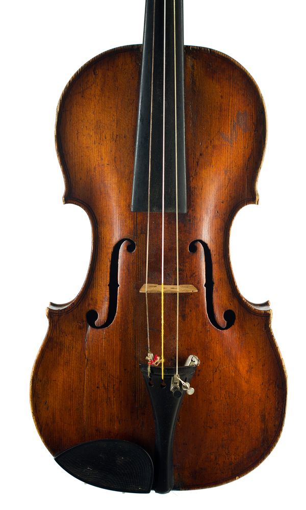 A violin labelled Sam. Thomson