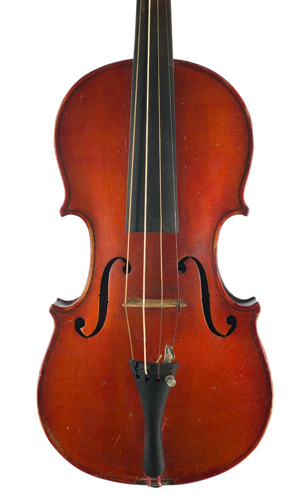 A three-quarter sized violin, labelled The Maidstone