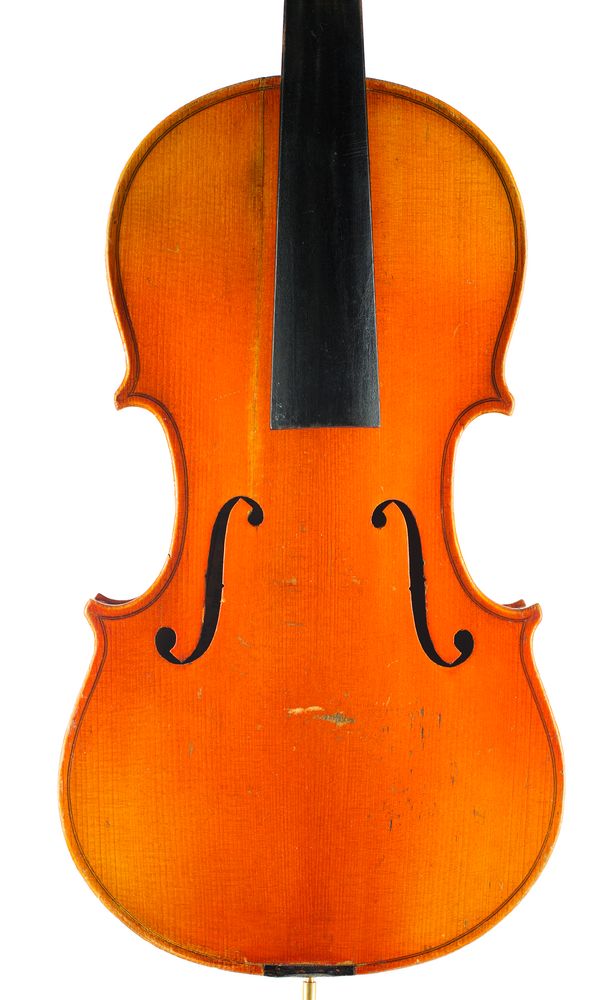 A violin, labelled Antonius Stradvarius