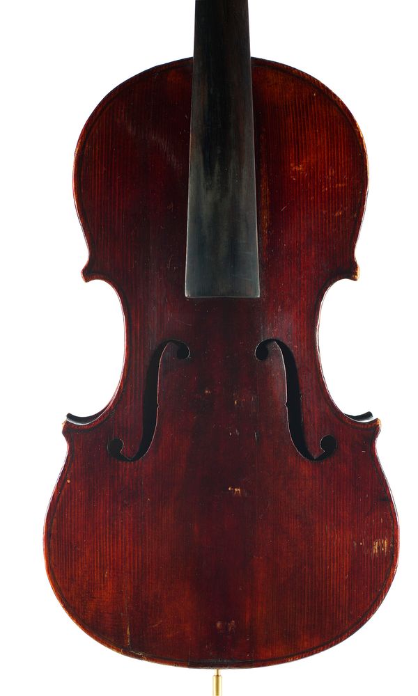 A violin, indistinctly labelled