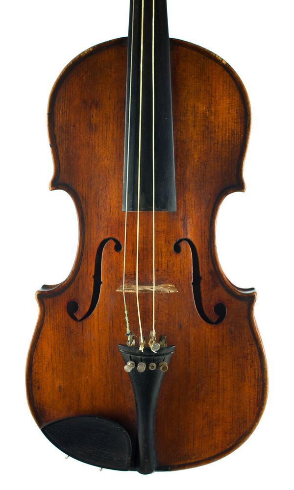 A violin, labelled Luigi Bortolotti