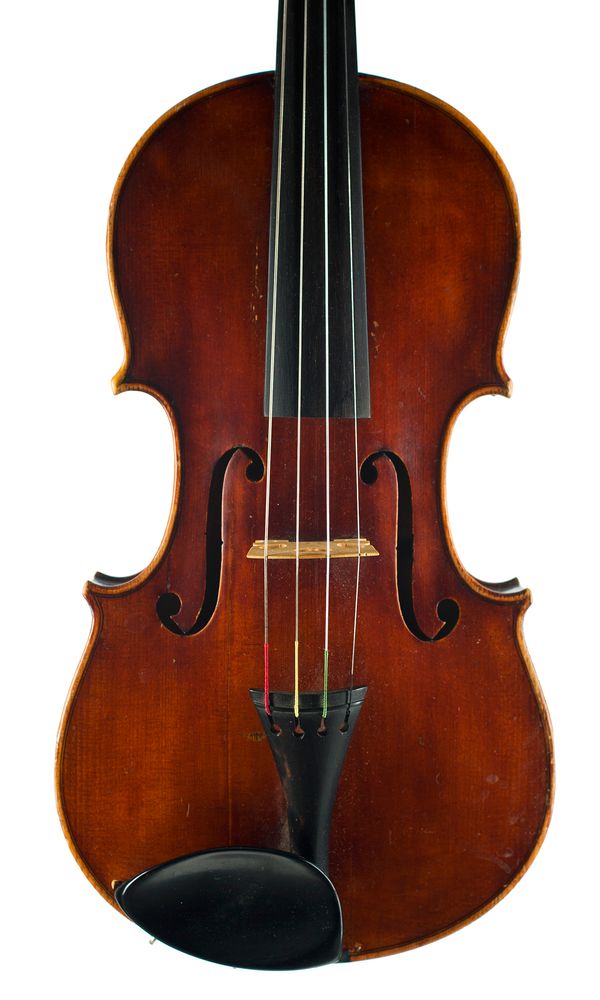 A viola, labelled Copy of Antonius Stradivarius