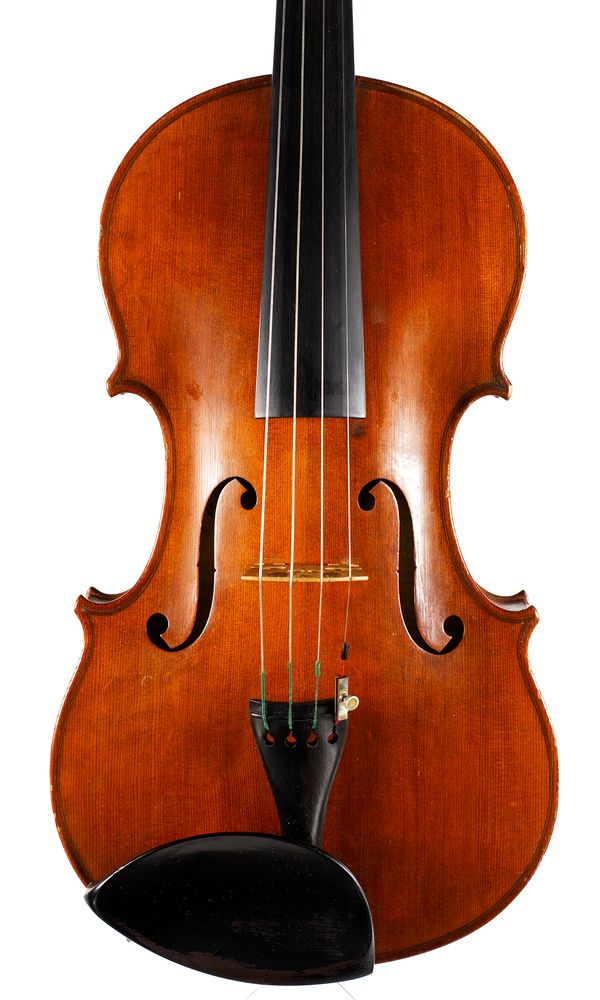 A violin, possibly Italy, circa 1890