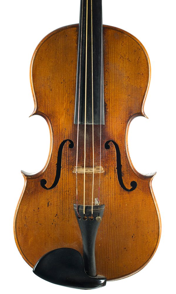 A violin, labelled Kiaposse, St. Petersburgh