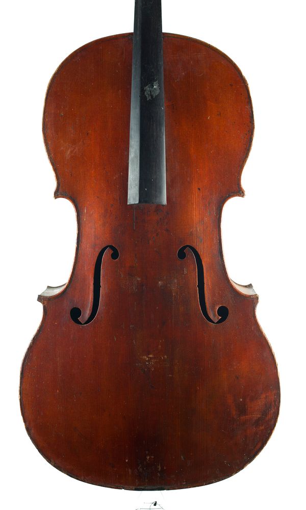 A cello, probably by Nicolas Guinot, Mirecourt, circa 1820