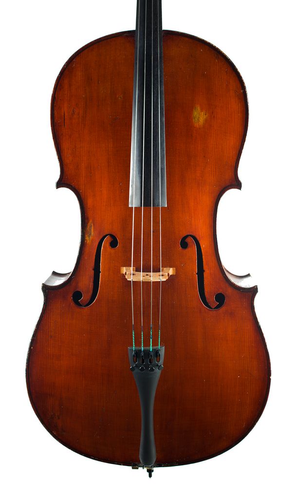 A cello, Mirecourt, circa 1910