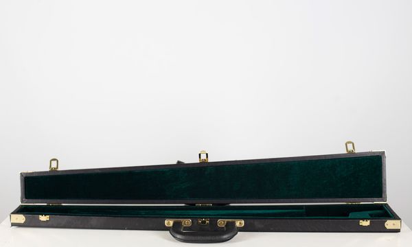 A single bass bow case, branded Gewa