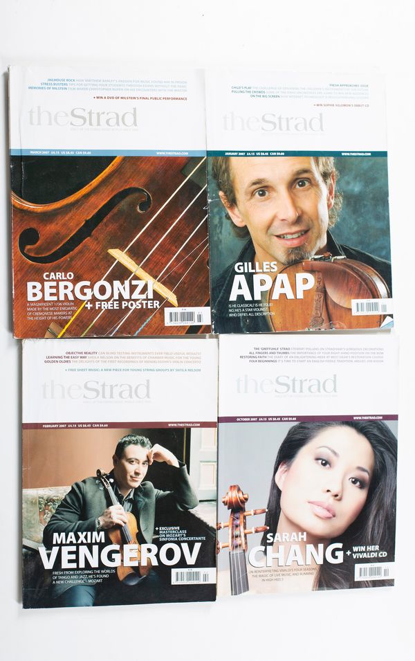 The Strad magazines - eight from 2006 and four from 2007