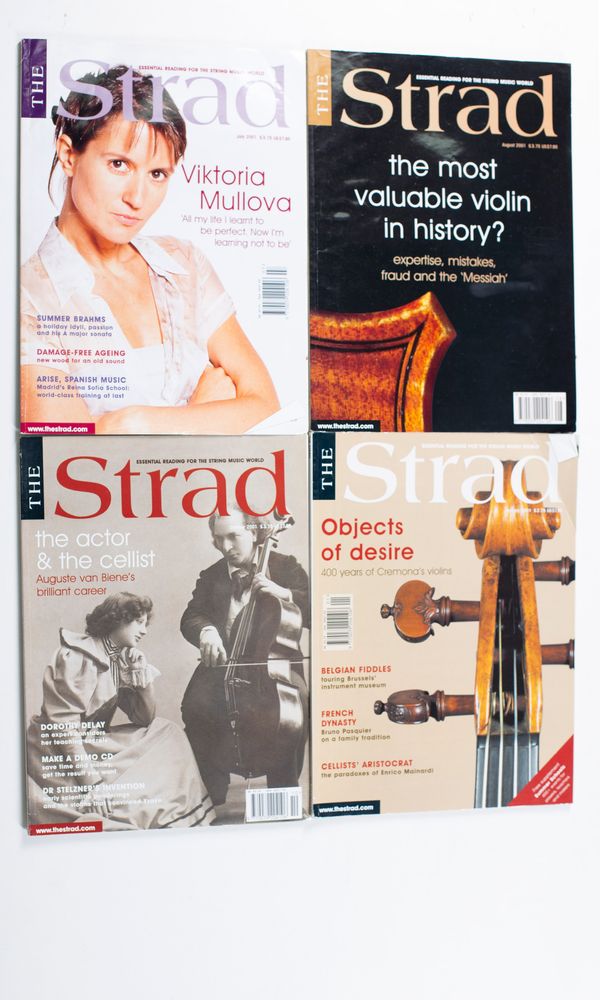 The Strad magazines - eleven from 2001 and one from 2003