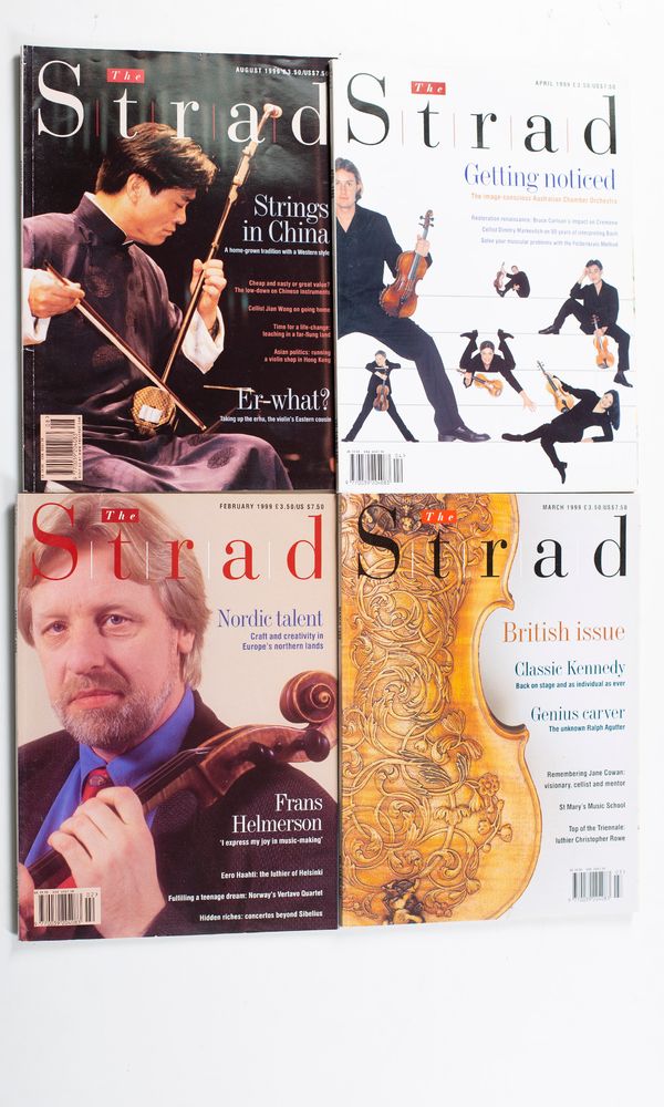 The Strad magazines - twelve from 2000, twelve from 1999 and one from 1998