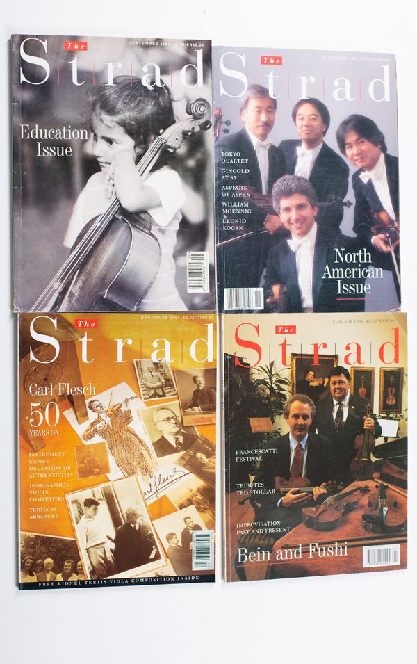 The Strad magazines - eleven from 1994 and eleven from 1995