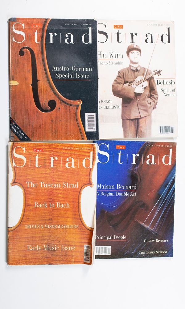 The Strad magazines - nine from 1992 and eleven from 1993