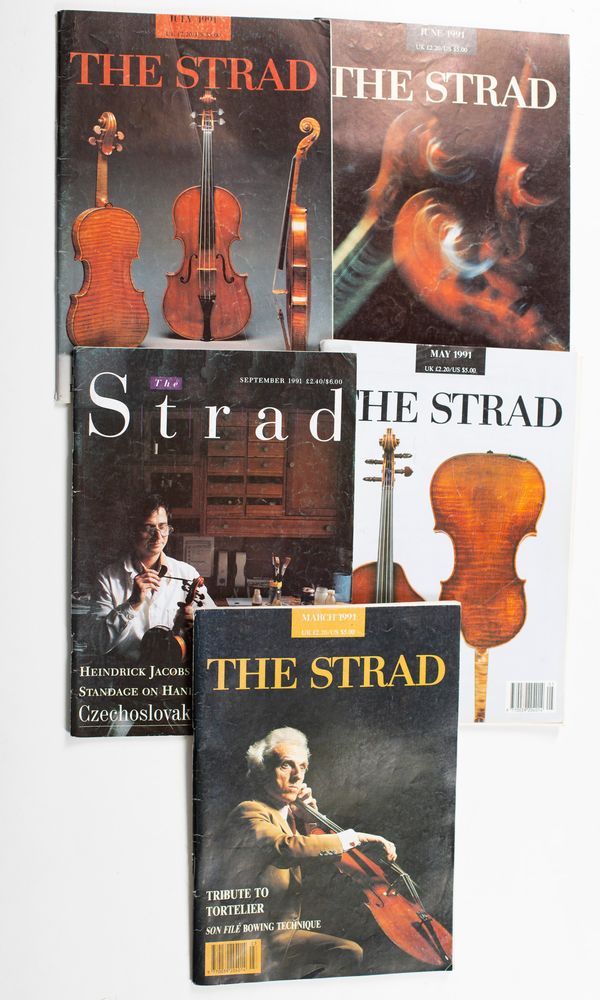 The Strad magazines - twelve from 1990 and eleven from 1991