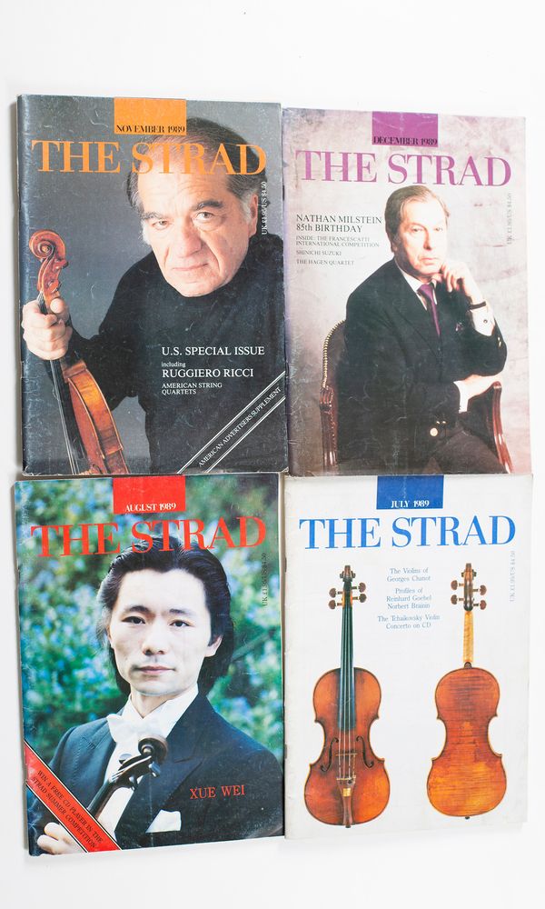 The Strad magazines - twelve from 1988 and twelve from 1989