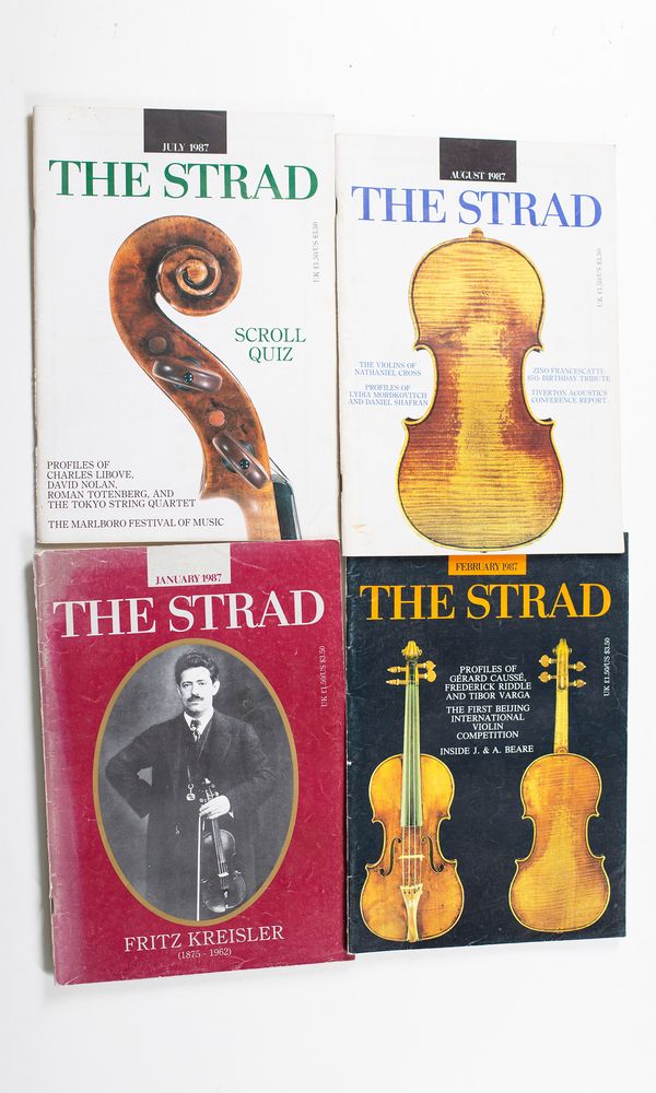 The Strad magazines - twelve from 1986 and twelve from 1987