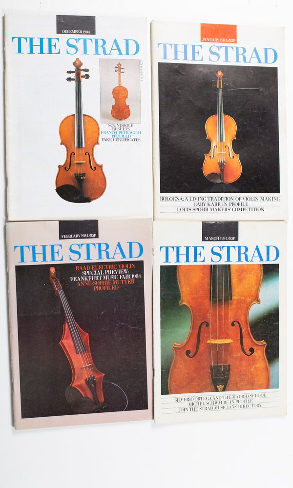 The Strad magazines - twelve from 1984 and twelve from 1985