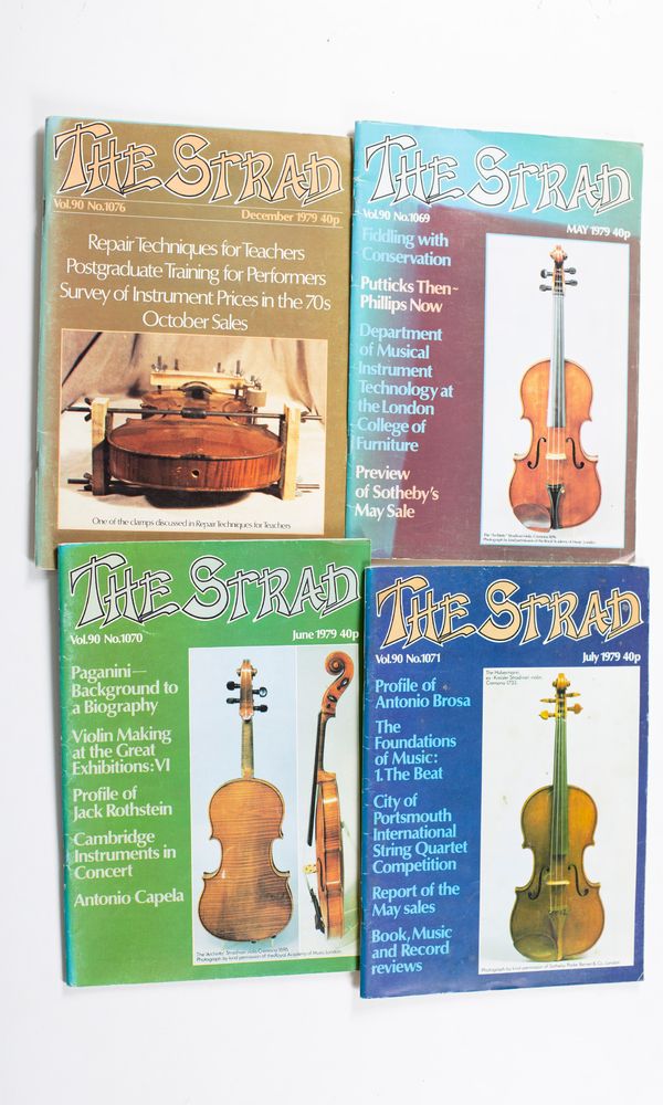 The Strad magazines - twelve from 1978 and twelve from 1979